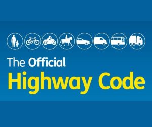 The Offical Highway Code graphic