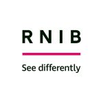 The RNIB logo text reads see differently